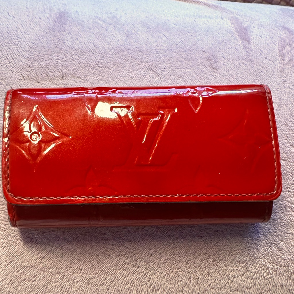 Louis Vuitton Monogram Vernis Leather Multicles 4 Ring Key Case